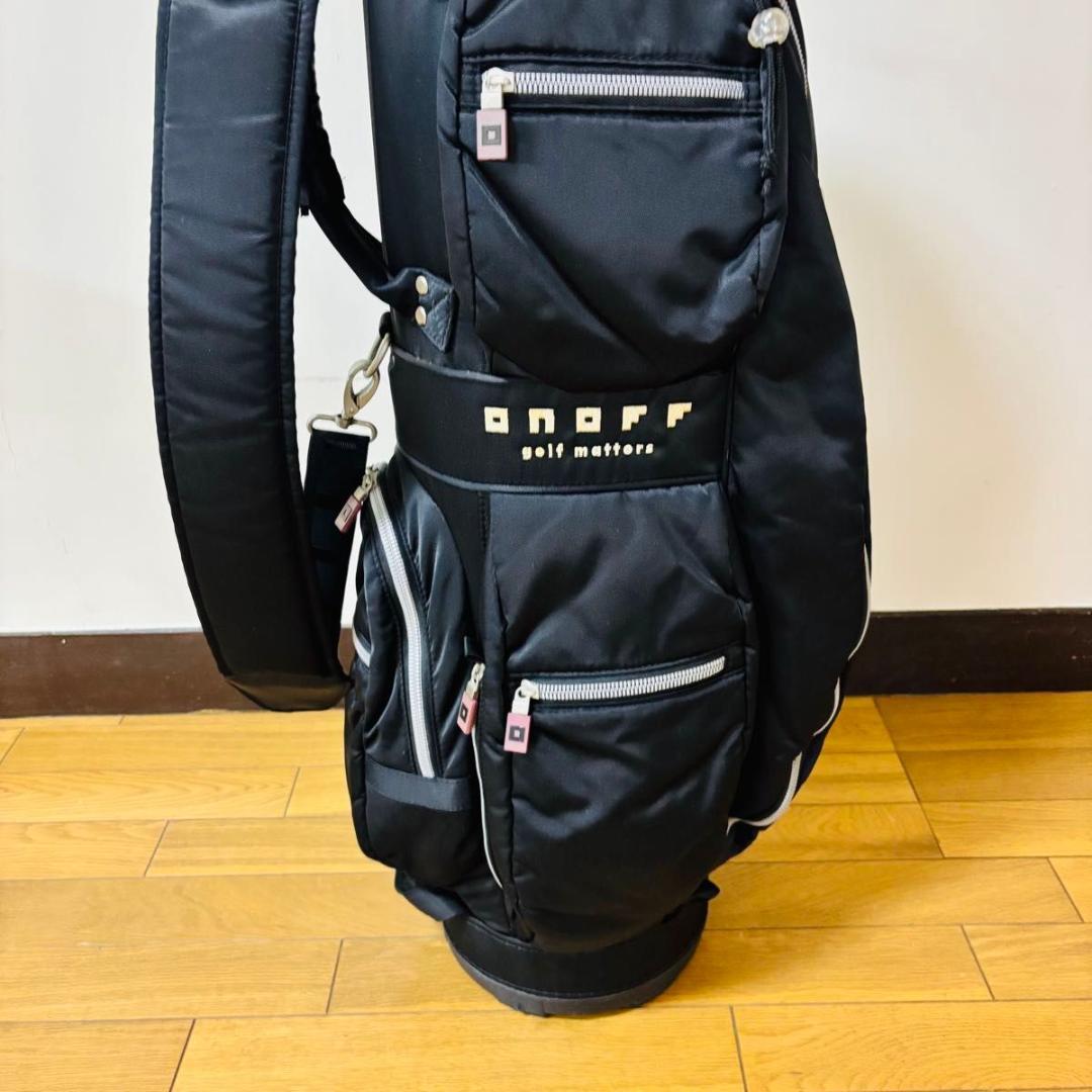 【美品】　ONOFF キャディバッグ　ゴルフバッグ送料込み