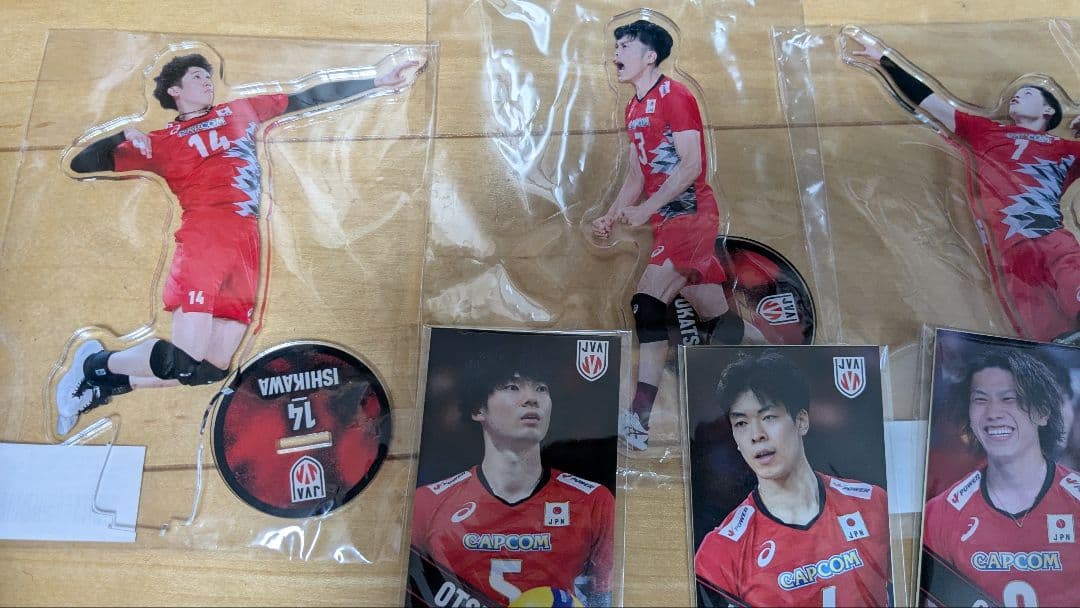 モバガチャ　石川祐希　高橋健太郎　西田有志　富田将馬　深津旭弘　アクスタ