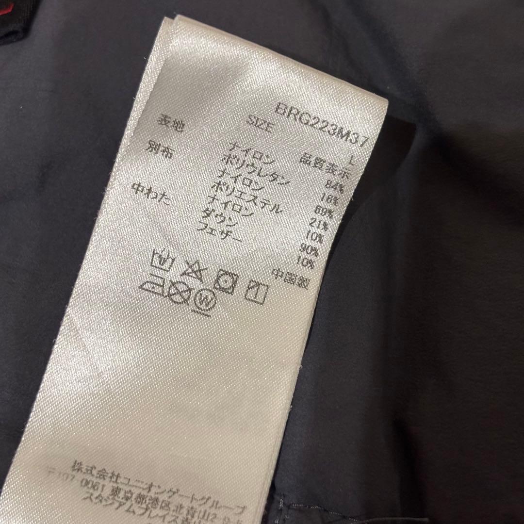 BRIEFING GOLF ダウンベスト　グレー　メンズL