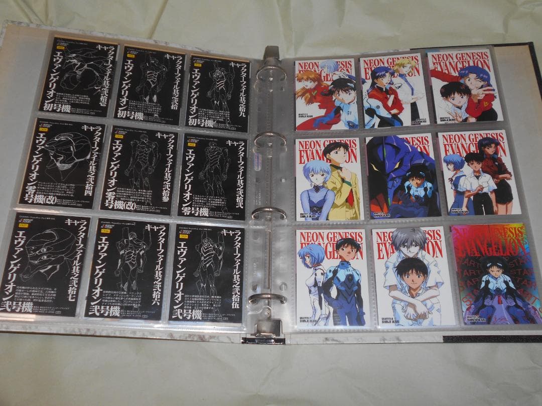 d*9様 エヴァ　トレカ　カード　まとめ　バインダー入り　ノーマルのみ　1集　版