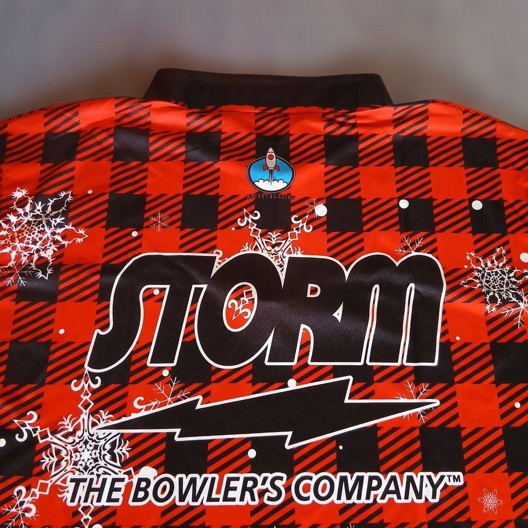 ✨新品✨ボウリングウェア　サイズ2XL　ストーム　レッド　チェック　大きめ