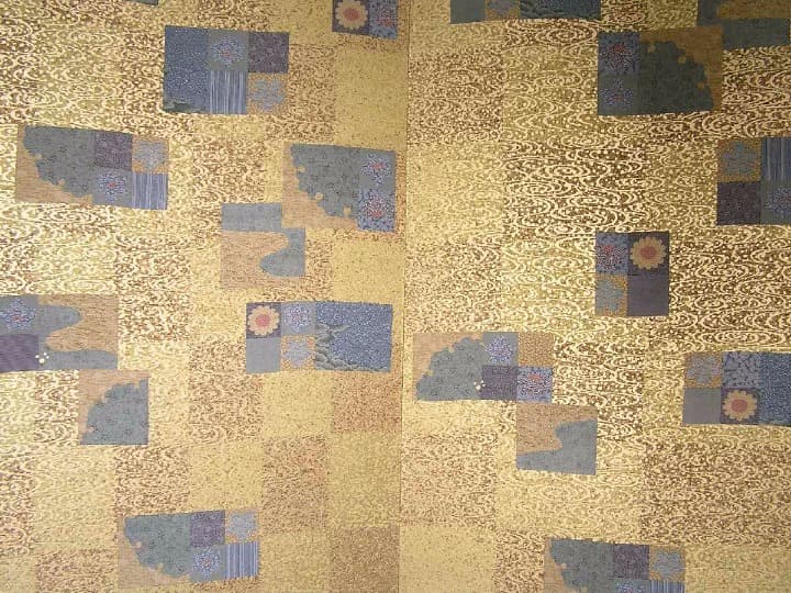 伝統工芸士作江戸小紋　豪華な染め屏風 最終489000円→最終プライス