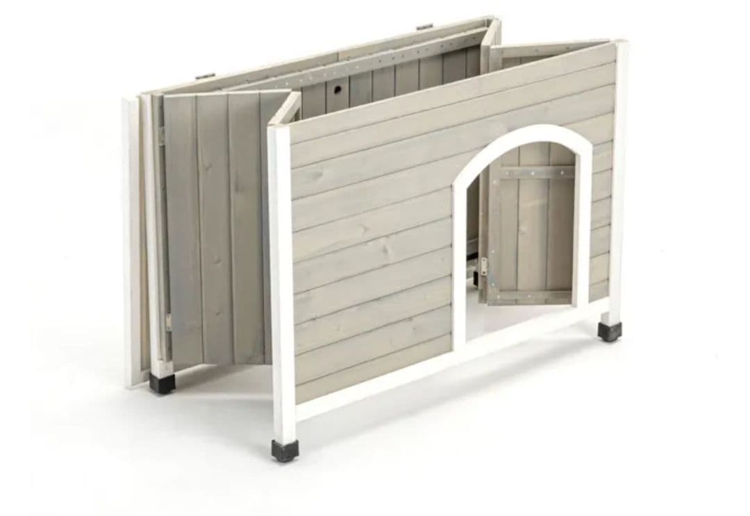 木製犬小屋 蓋付き