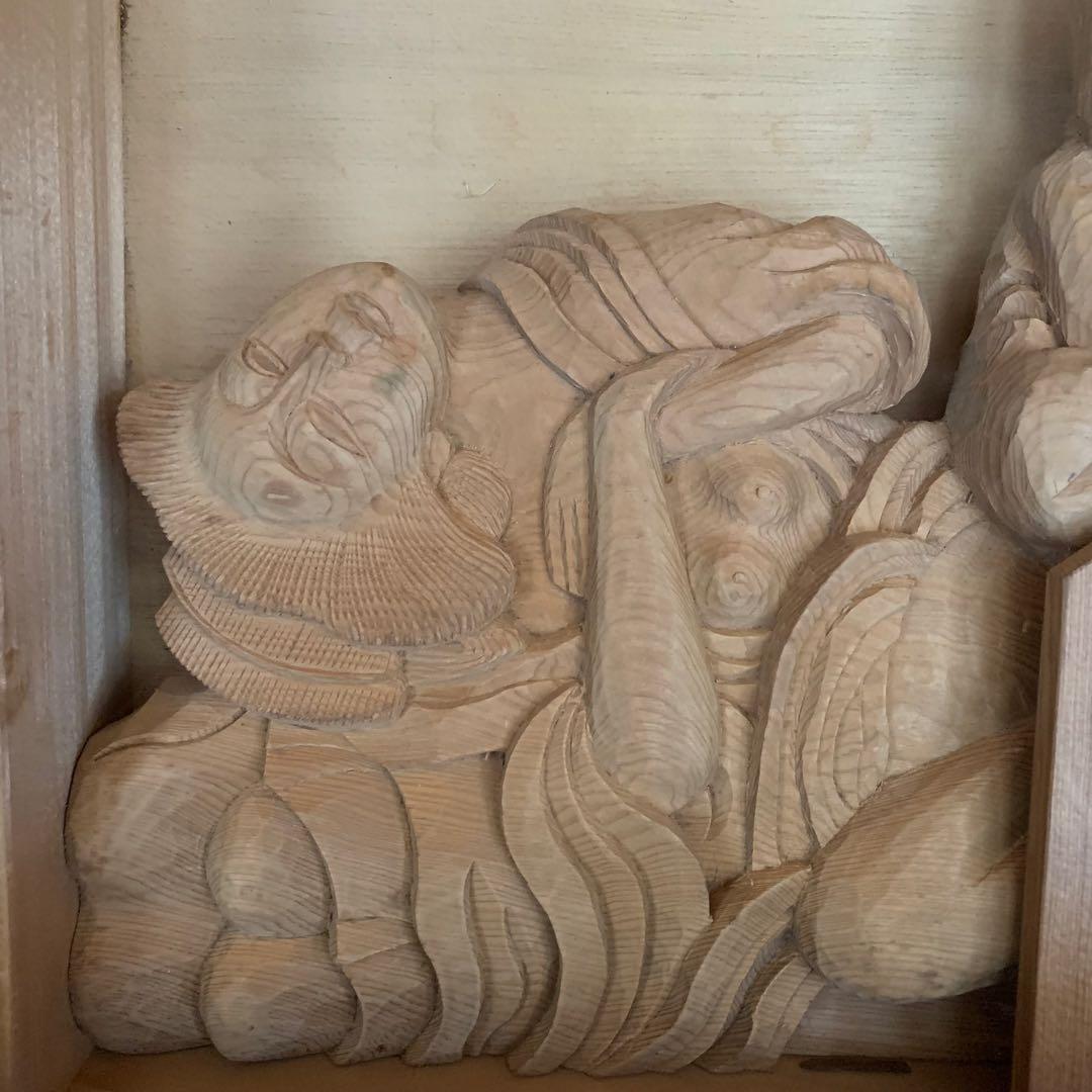 春画 木彫り アンティーク