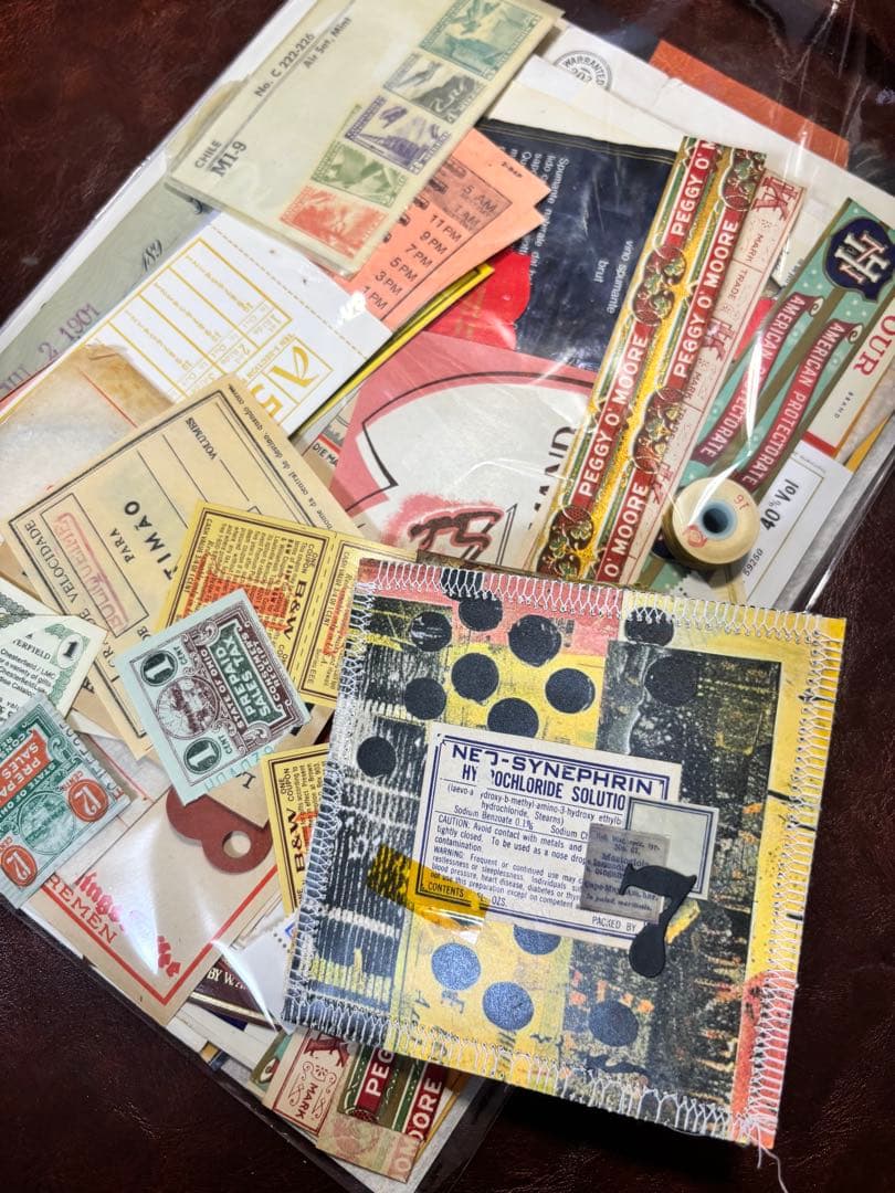 ❷ビンテージ紙モノset アソート 蚤の市 ジャンクジャーナル