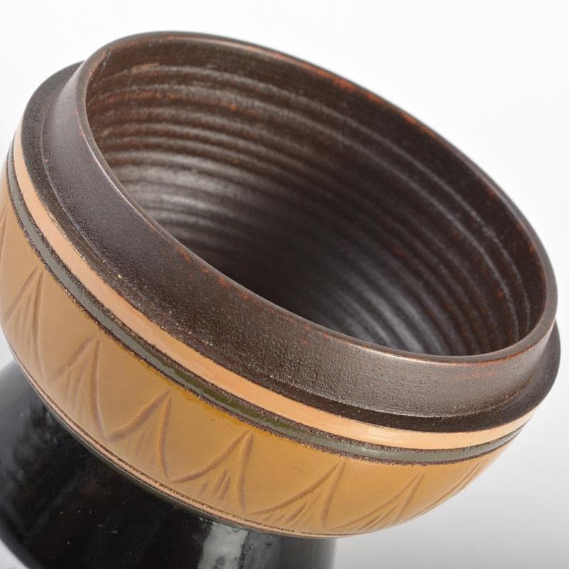 Teafortwo　漆工　川合漆仙造　獨楽莨入煙草入　共箱　V　R6868