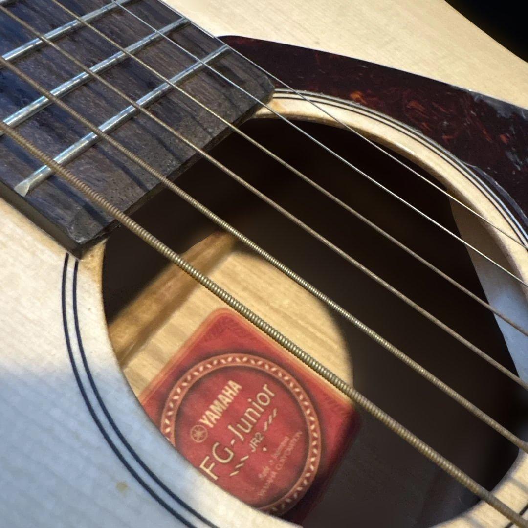 Yamaha FG Junior JR2 アコースティックギター　新品弦とスト付