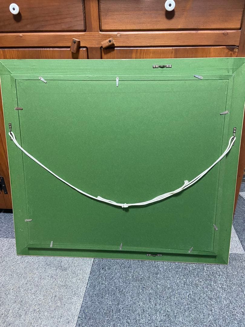 絵画 油絵 森武 常念岳山麓