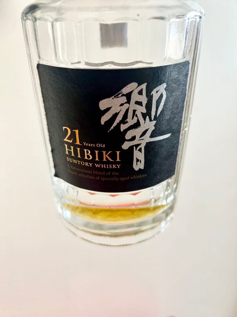 【美品！】希少国産ウイスキー　響21年　空箱、空瓶セット　正規段ボール付き