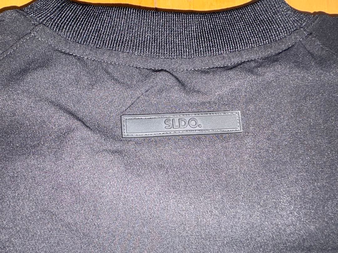 STDダブルクロスストレッチプルオーバーサイズM 美品ブラックSLDO エスルド