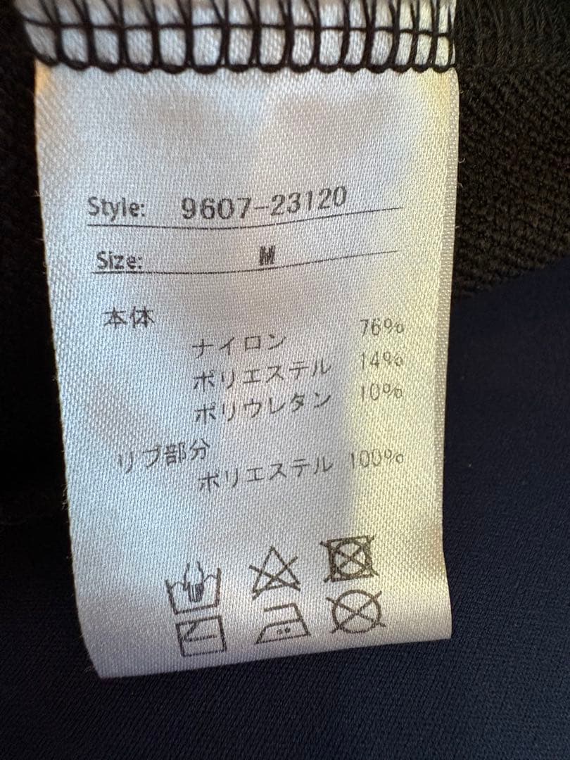 STDダブルクロスストレッチプルオーバーサイズM 美品ブラックSLDO エスルド