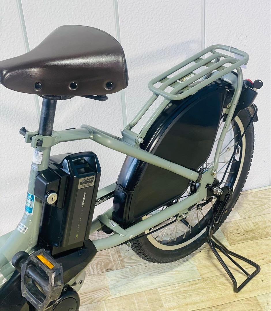 ★3061ブリヂストン8.7アンペア 20インチ子供乗せ電動アシスト自転車