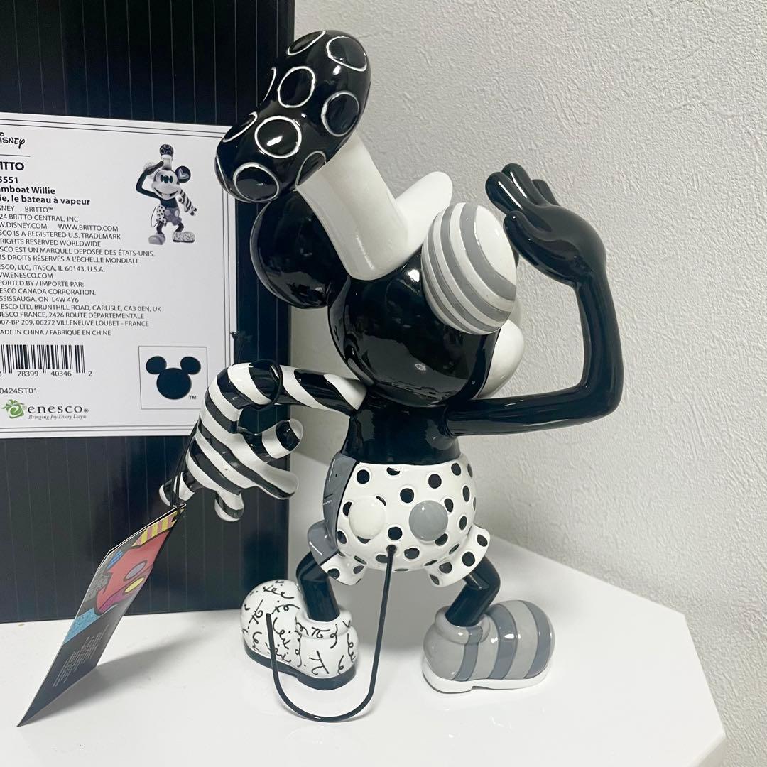 蒸気船ウィリー フィギュア ディズニー ブリット 箱付き美品 Britto