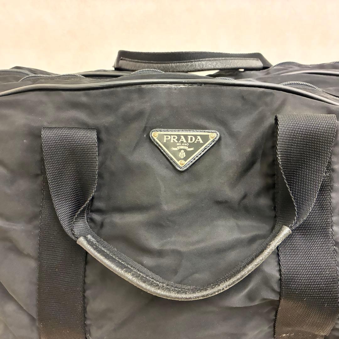 PRADA プラダ ナイロン ボストンバッグ ダッフルバッグ 旅行 出張 ２室