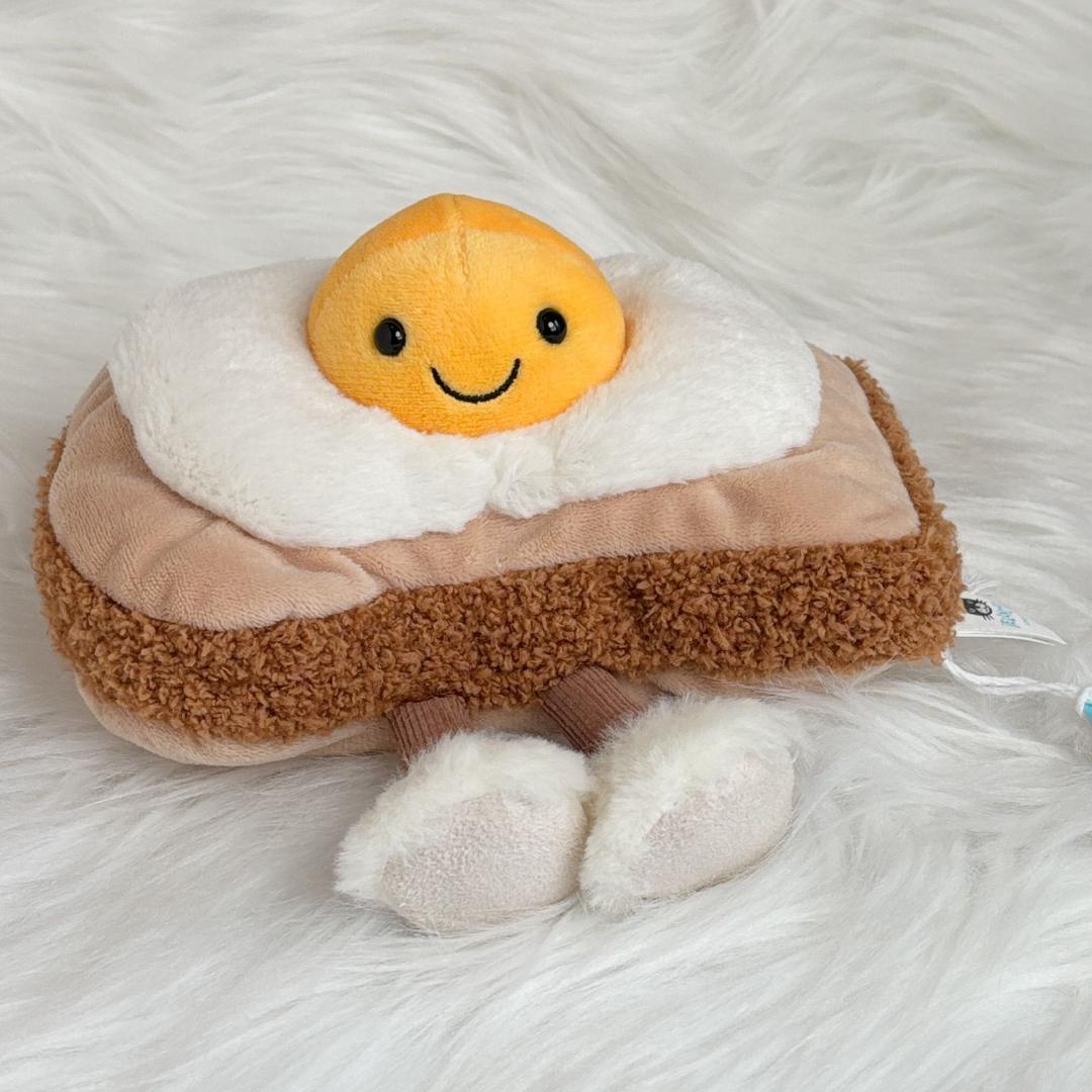 新品　　エッグトースト　目玉焼き　ぬいぐるみ　袋付き