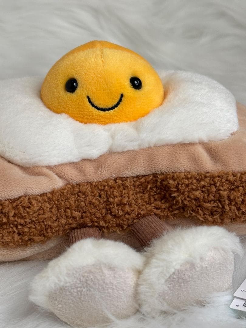 新品　　エッグトースト　目玉焼き　ぬいぐるみ　袋付き