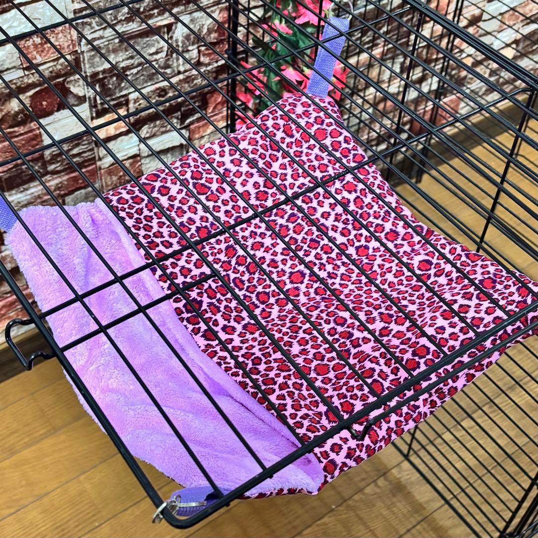【766】小動物用シングルハンモック・お布団付き【30×30】【35×35】