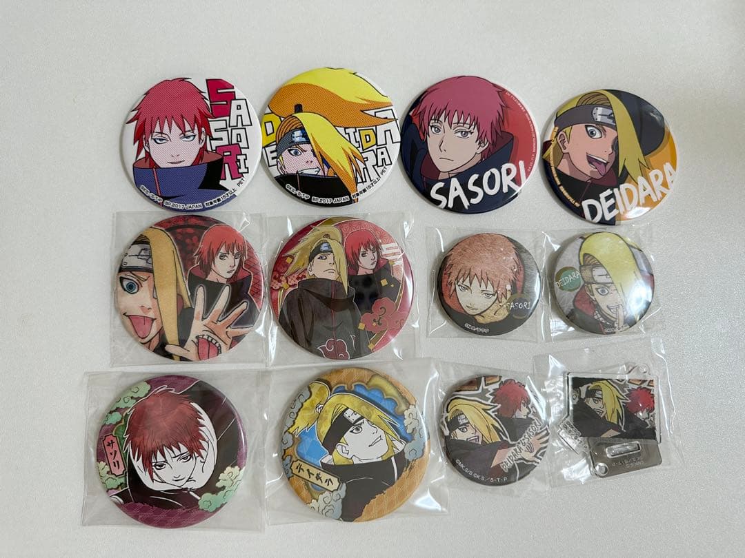NARUTO 　サソリ　デイダラ　缶バッジ　アクリルスタンド　ゼット