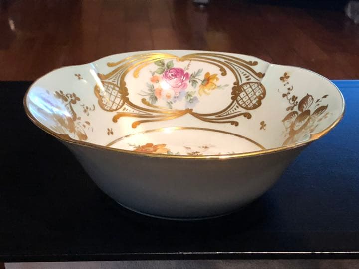 アンティーク　リモージュ　フラワー　ブーケ ボール