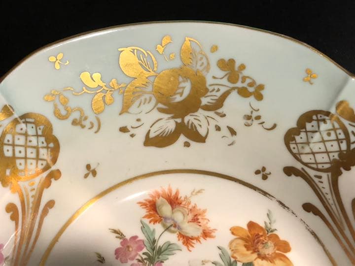 アンティーク　リモージュ　フラワー　ブーケ ボール