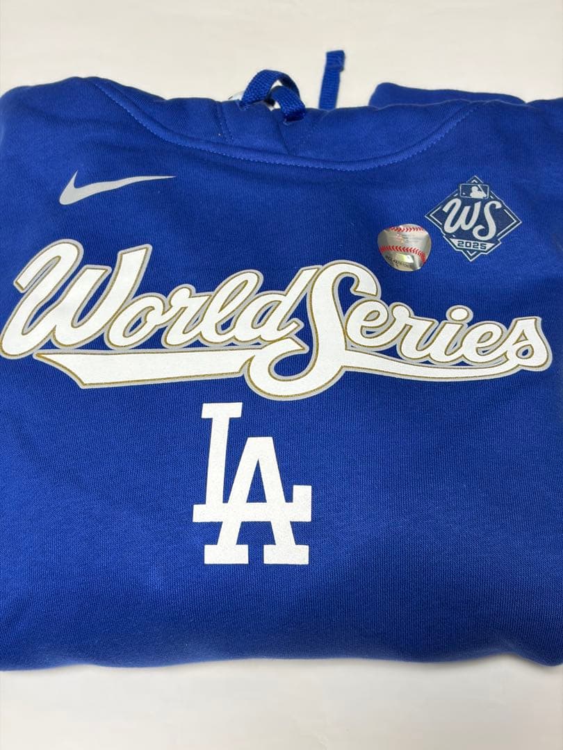 100%正規品レディースL（メンズS相当）ドジャース大谷翔平選手着用2025WS