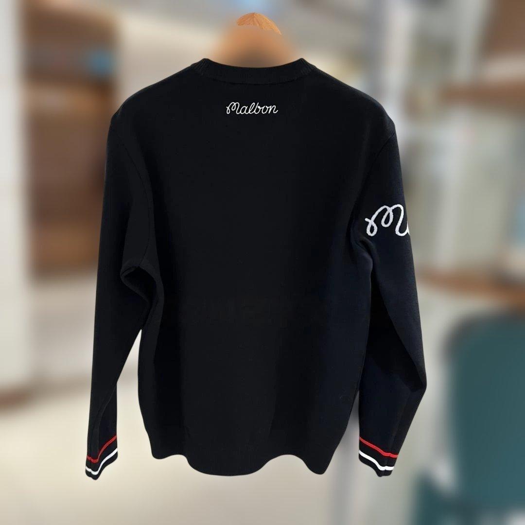 Malbon Golf 2025年秋冬コレクション のメンズ長袖ニット