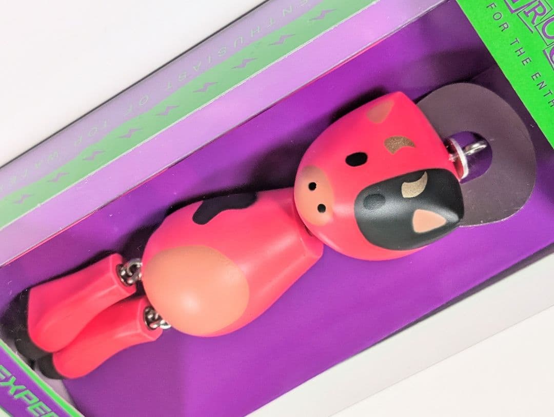 フロッグプロダクツ ウッド牛ドール【ピンク牛カラー】