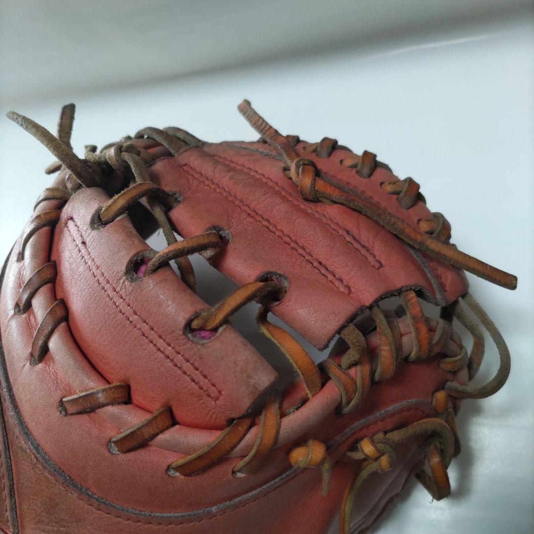 ZETT 硬式ミッド 茶色　傷や汚れあり