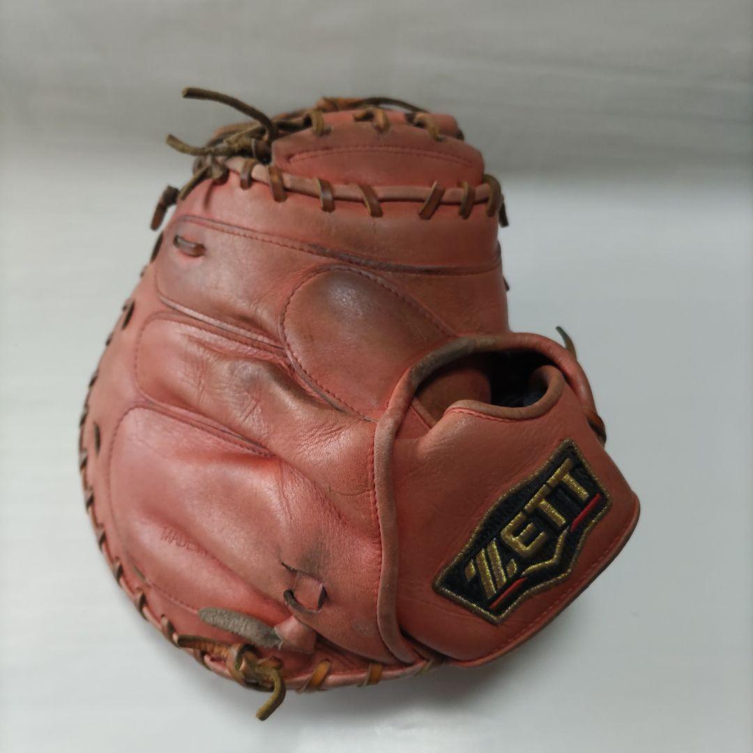 ZETT 硬式ミッド 茶色　傷や汚れあり