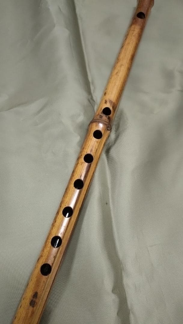 煤竹　真竹笛　古典調４本調子　篠笛