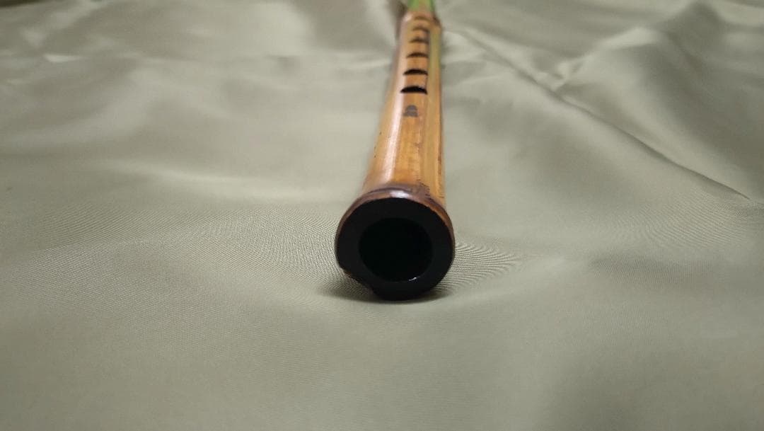 煤竹　真竹笛　古典調４本調子　篠笛