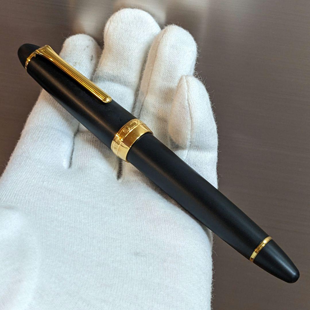 稀少マット梨地 SAILOR プロフィット21万年筆 黒/ゴールド 21K