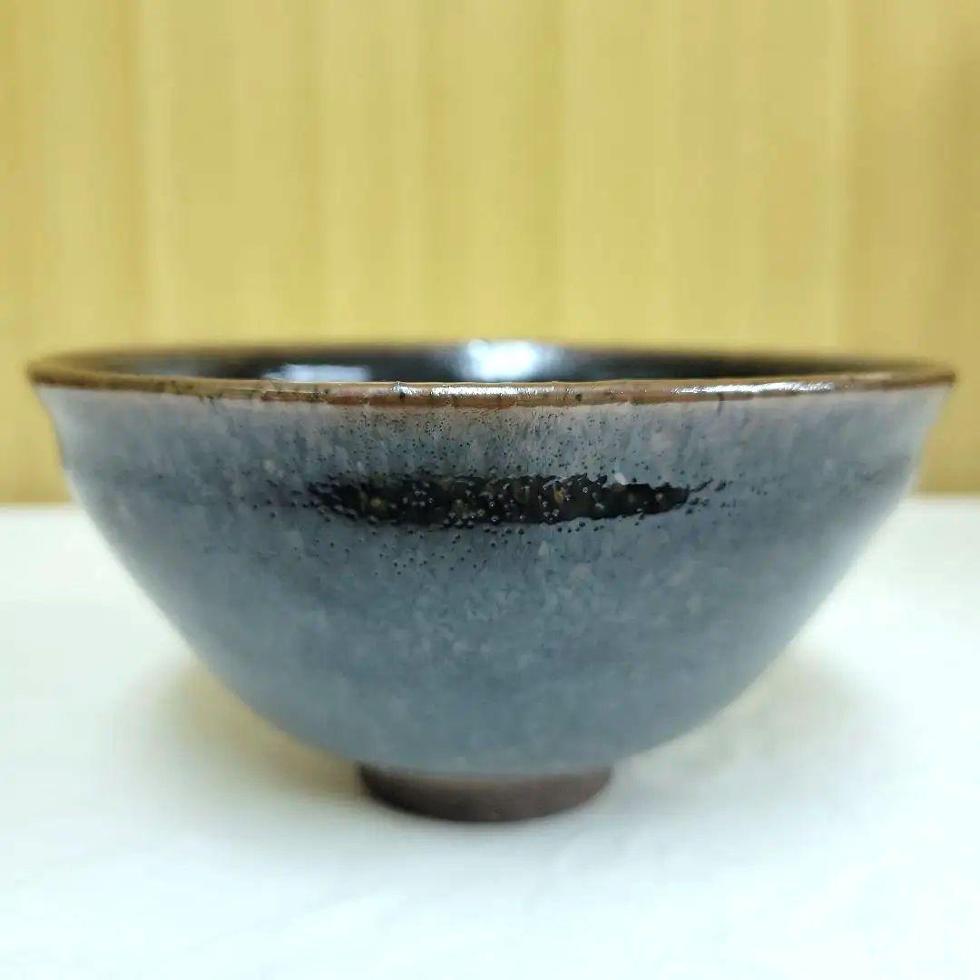 木村盛和　作　天目釉茶碗