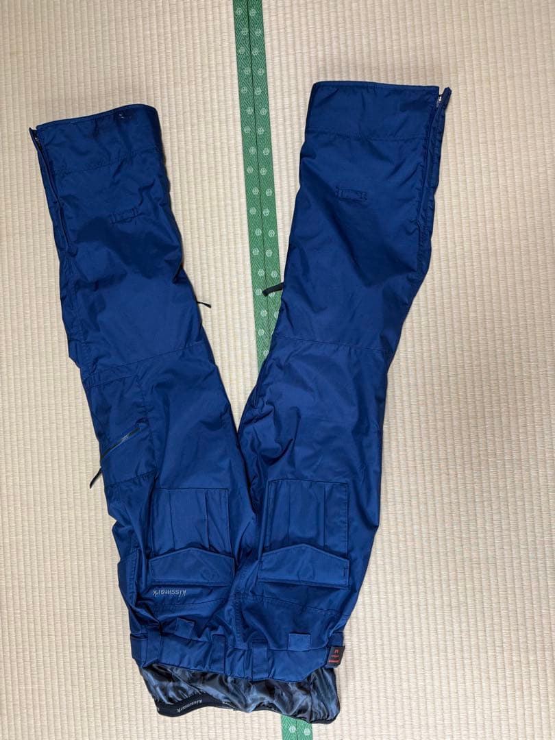 Kitsmatt スノーボードパンツ ネイビー　ヒップ&ニープロテクター
