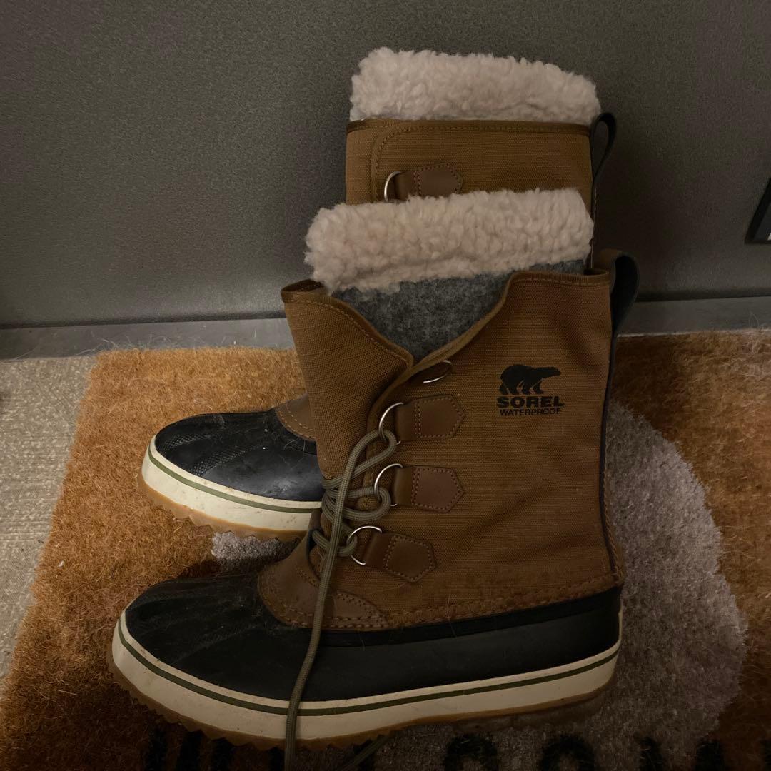 SOREL 防水スノーブーツ ブラウン/ブラック