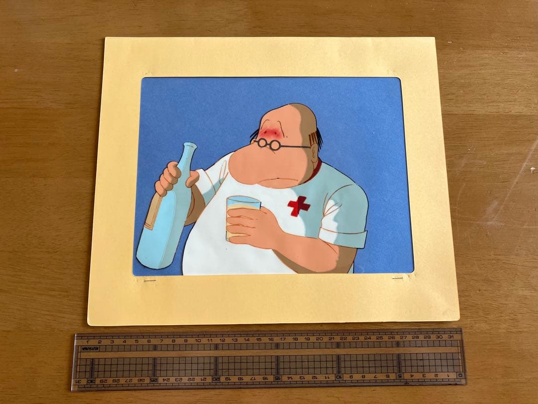 セル画 宇宙戦艦ヤマト 佐渡先生