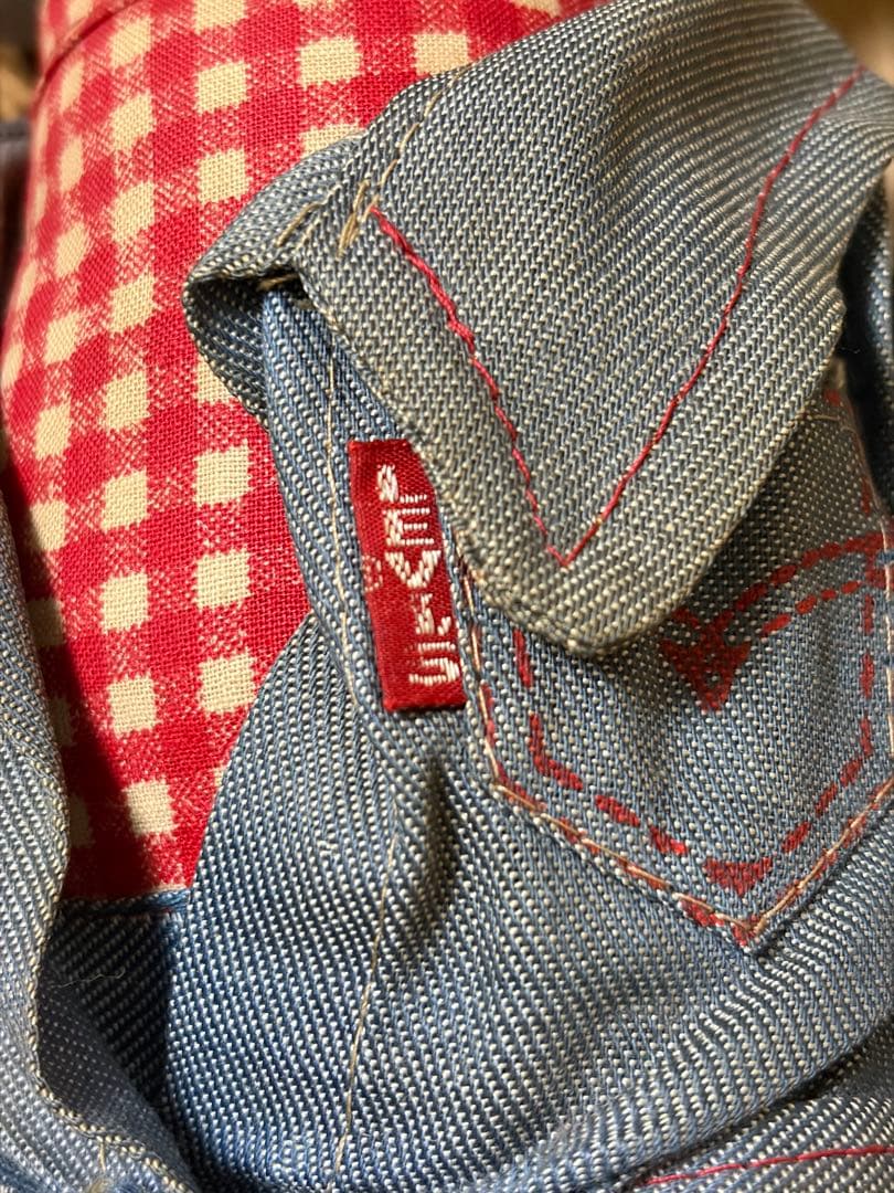 ★ポム★ Levi’s デニム ラグドール ランチョンマット 2点セット