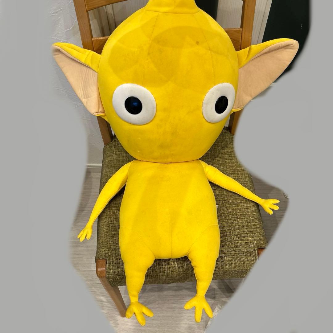 レア　ピクミン　巨大ぬいぐるみ　黄ピクミン　2001年　オオイケ　任天堂