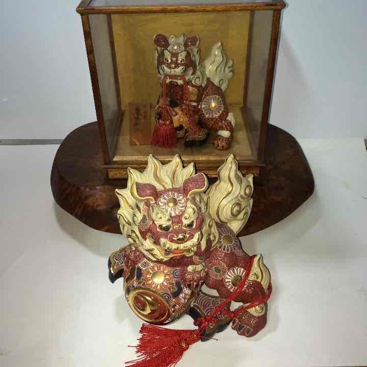 ☆九谷焼 獅子 陶器☆