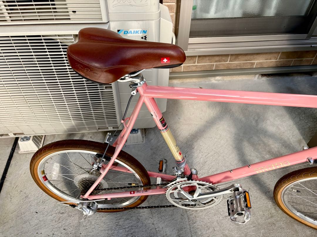 BRUNO ミニベロ　20インチ　クロモリ　520mm 数回のみ使用　室内保管