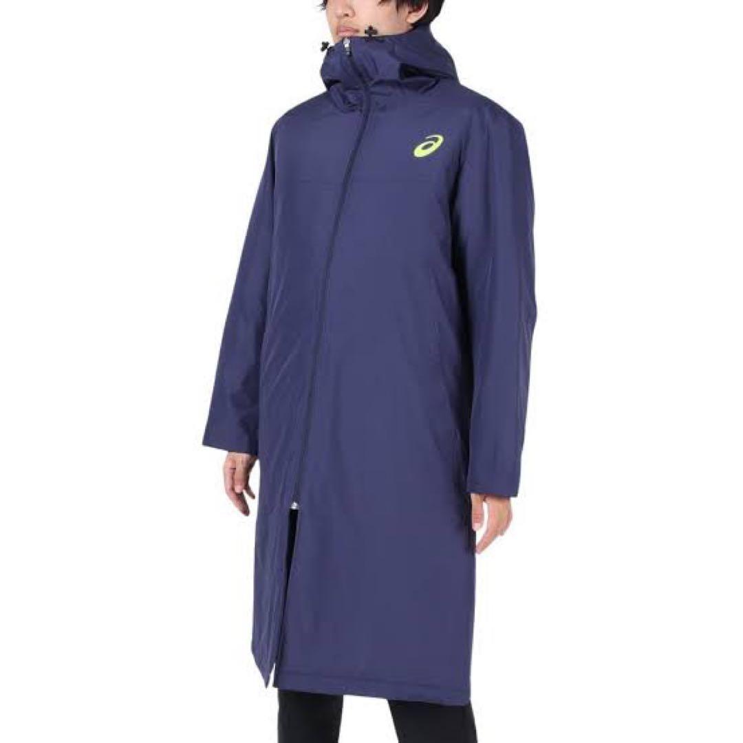 新品特価 asics アシックス A77Evol 中綿ロング ベンチコート L