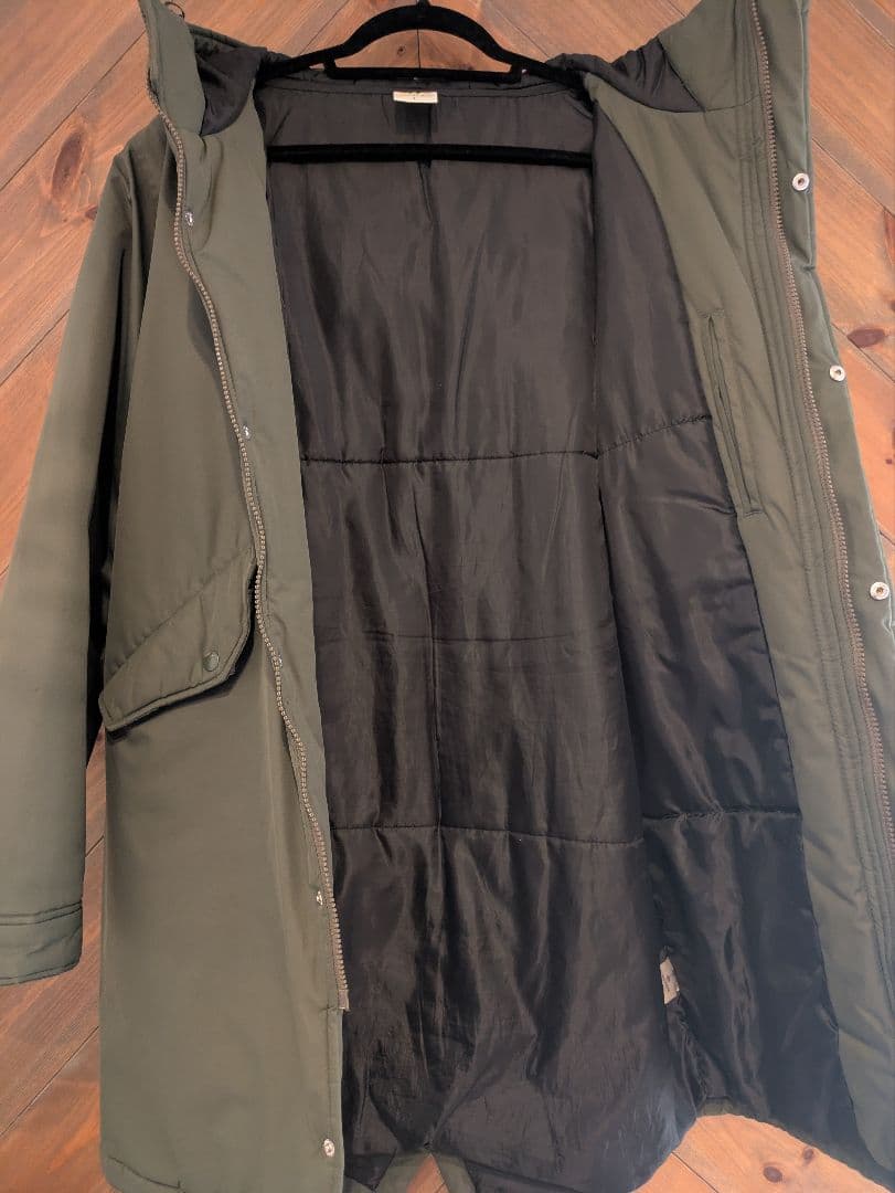 ルースイソンブラ オリーブ グリーン トリカゴ ベンチコート