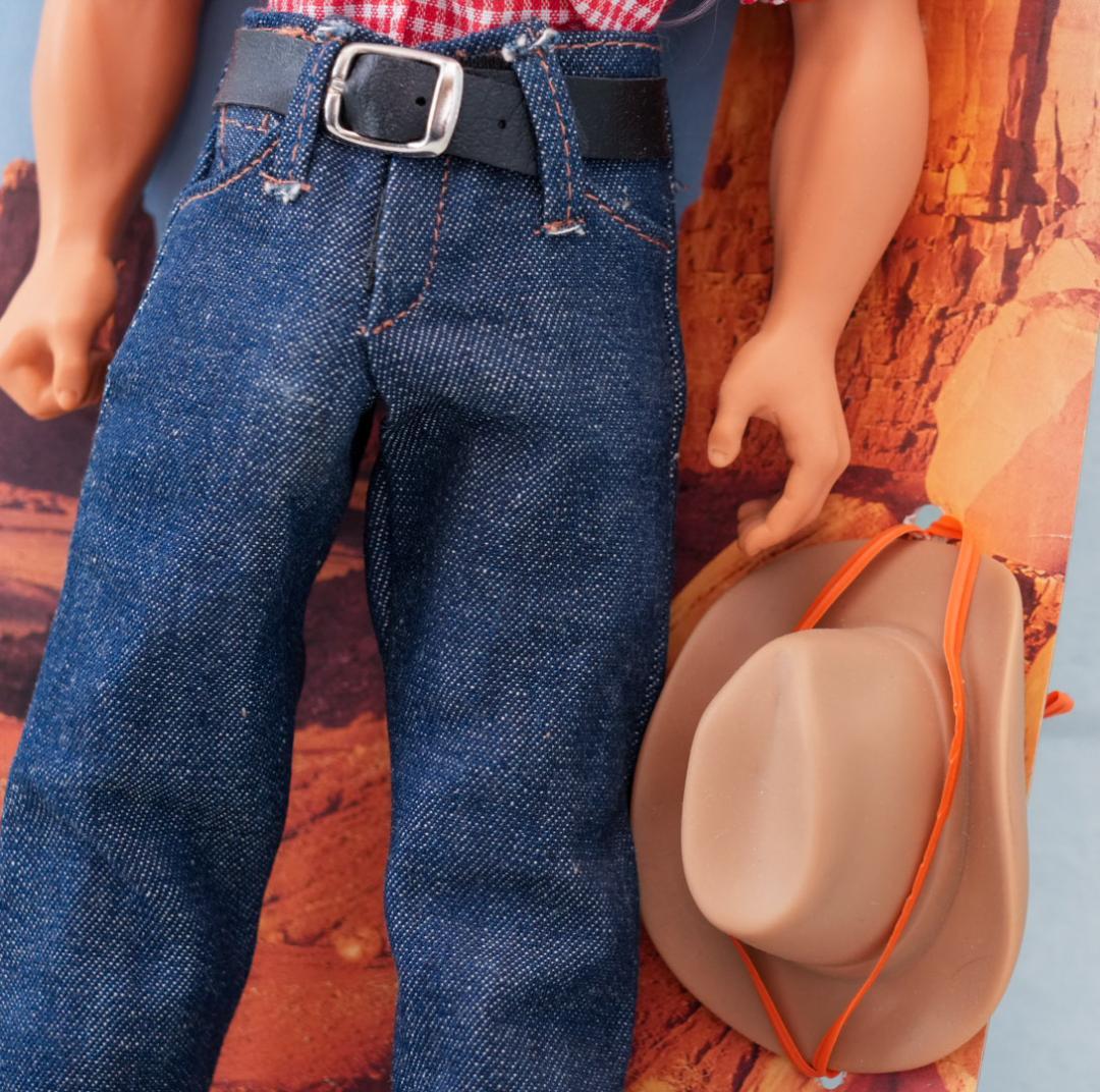 未使用 廃盤 Billy doll カウボーイ ソフビ レア