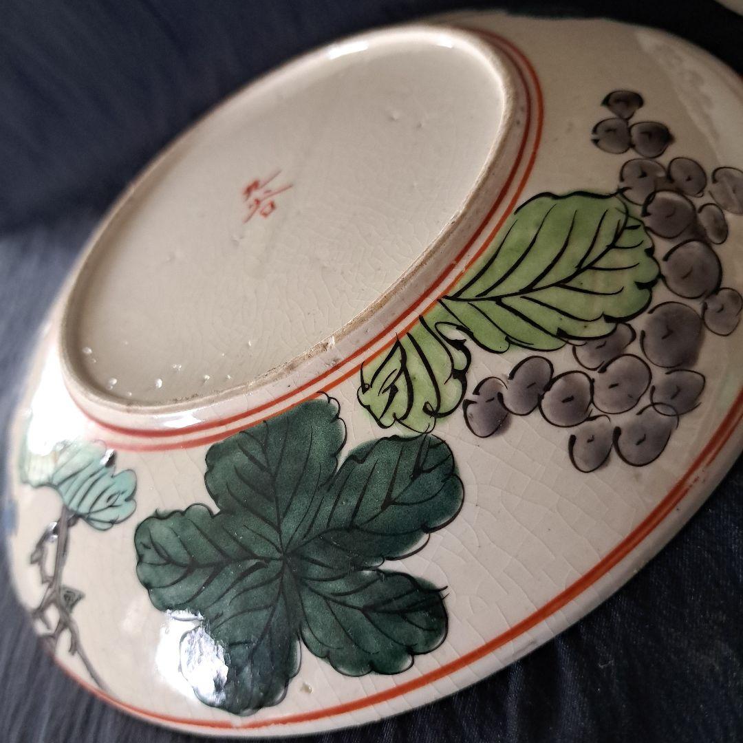 「華やかに、九谷の皿を食卓に」 九谷焼色絵皿(直径21cm) 2客セット 骨董ア