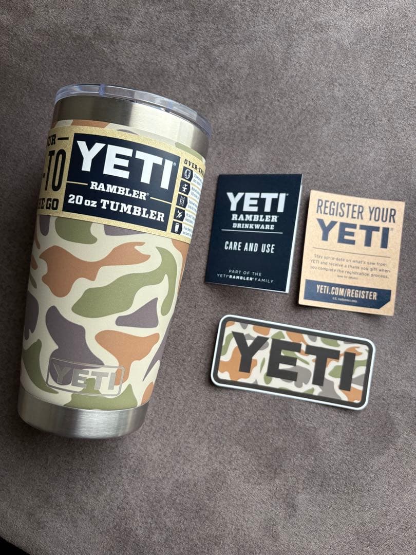 YETI イエティ　ランブラー　20oz タンブラー　カモフラ　迷彩
