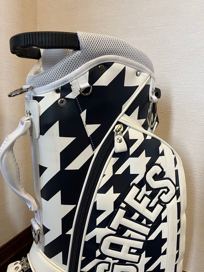 PEARLY GATES パーリーゲイツ　キャディバッグ 千鳥柄