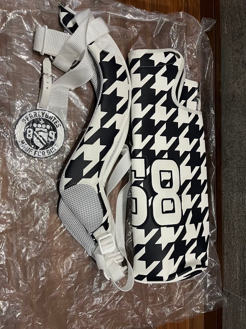 PEARLY GATES パーリーゲイツ　キャディバッグ 千鳥柄