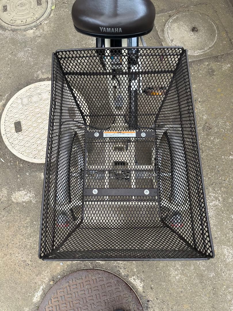 YAMAHA 電動アシスト三輪車 前カゴ付き