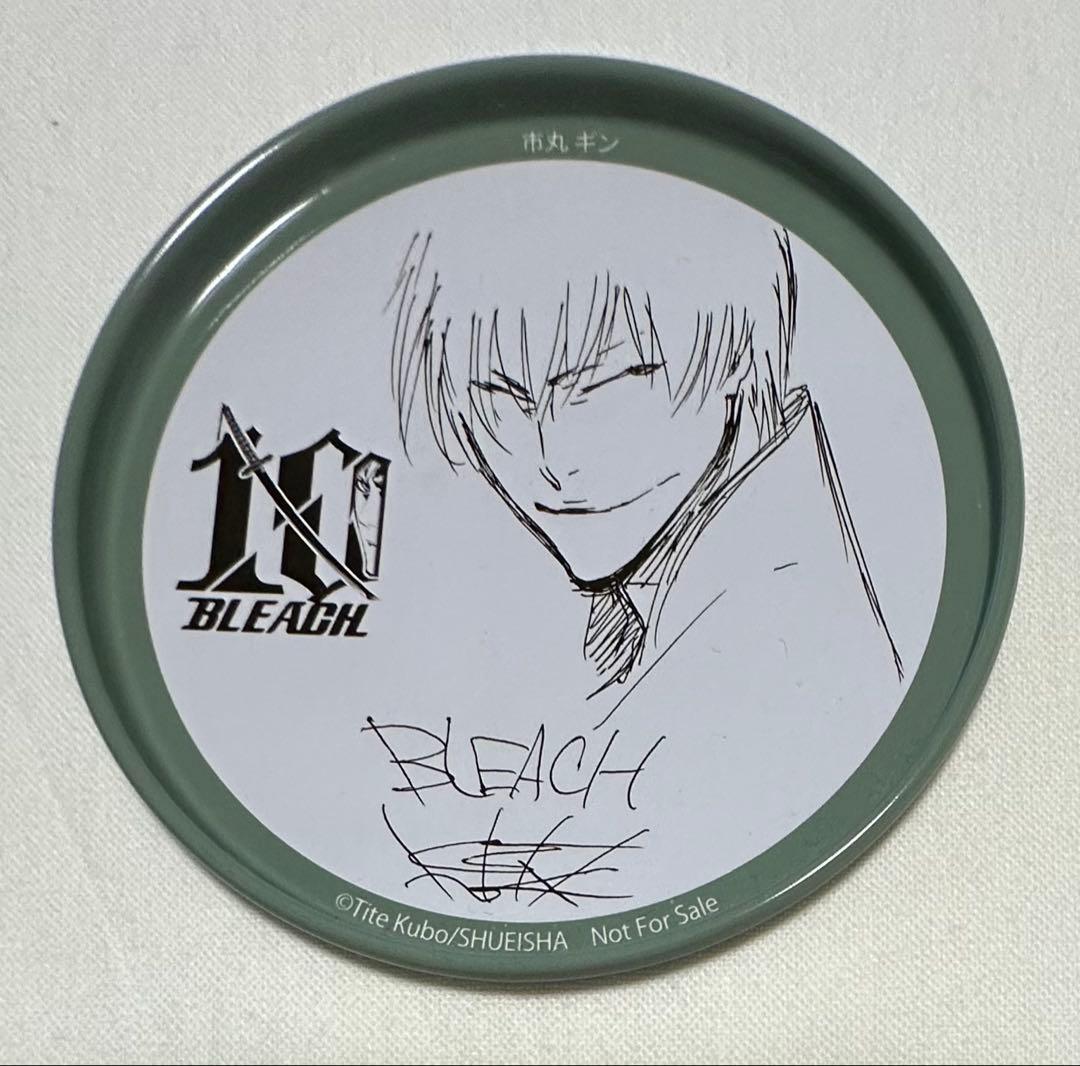 BLEACH　10周年　缶コースター　グリムジョー、ウルキオラ、ギン、剣八セット