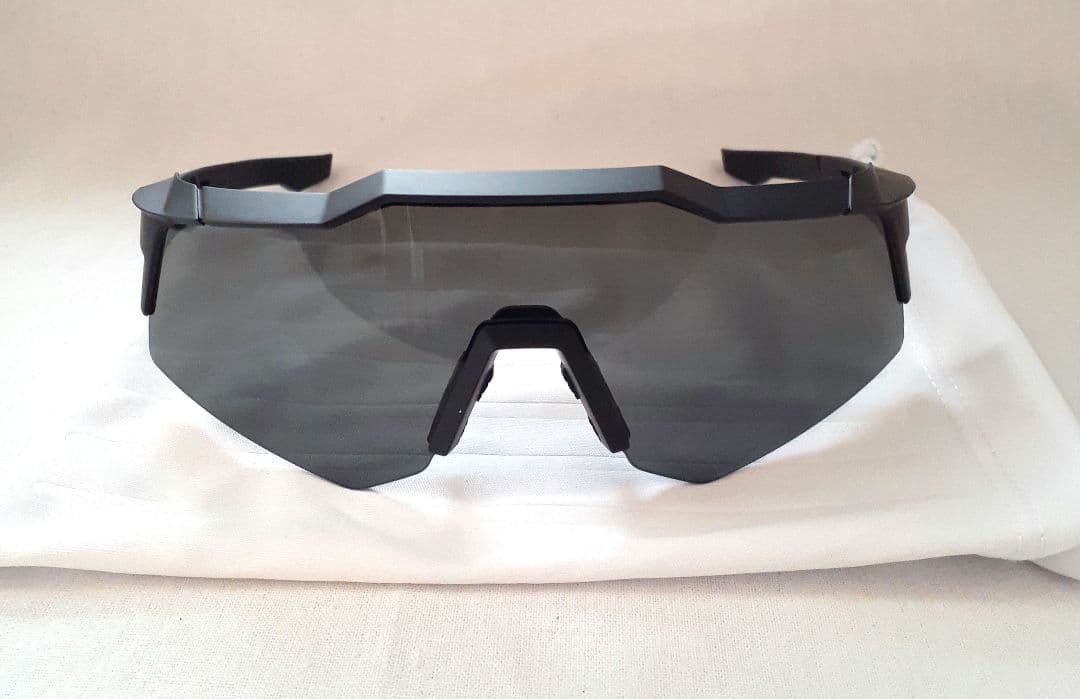 100% Speedcraft XS ブラック ワンハンドレッド サングラス